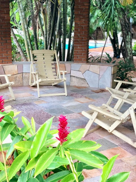 Patio, Garden, Seating area, Pool view