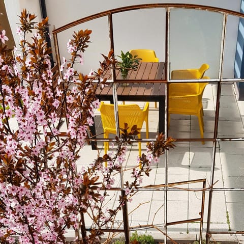 Spring, Garden, Balcony/Terrace, Seating area, Garden view