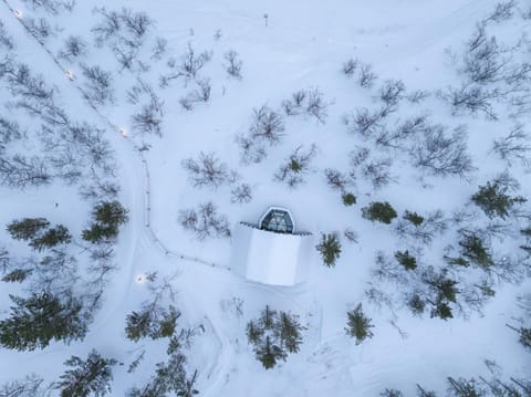 Natural landscape, Bird's eye view, Winter