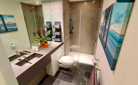 Shower, Toilet, Bathroom, towels