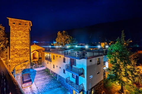 Property building, Nearby landmark, Night