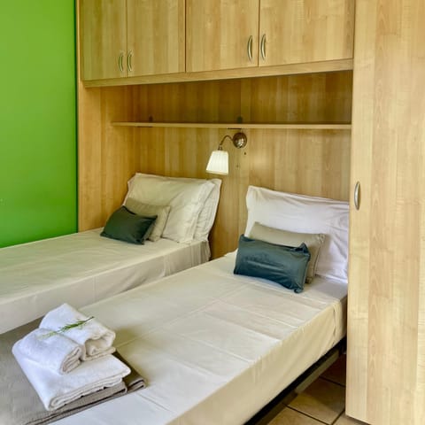 Bed, Photo of the whole room, Bedroom, towels, wardrobe