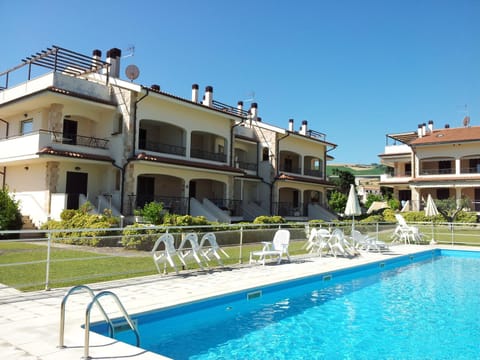 Property building, Pool view, Swimming pool