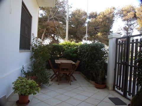 Property building, Patio