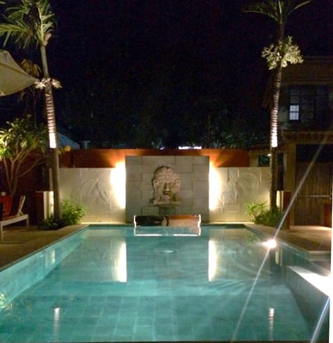 Night, Hot Tub, Pool view, Swimming pool, Swimming pool