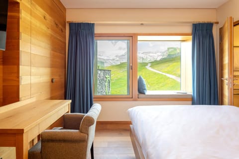 Bed, Natural landscape, Bedroom