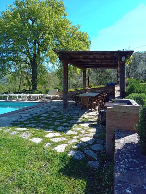 Podere Il Trebbio, porzione di villa Country House in Radda in Chianti