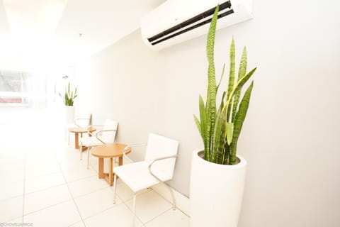 Lobby or reception, air conditioner