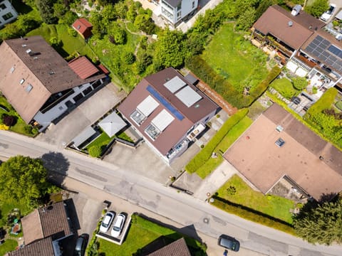 Property building, Bird's eye view, Street view, Parking