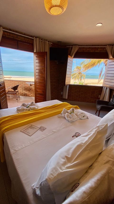 Bed, Photo of the whole room, Bedroom, Sea view