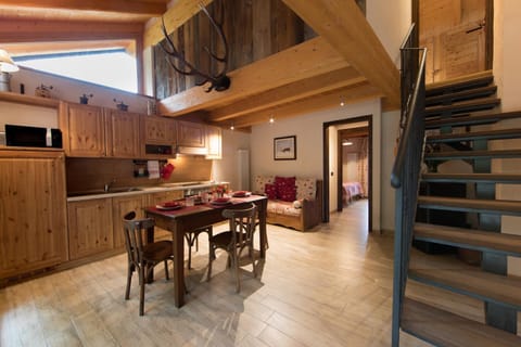 Kitchen or kitchenette, Dining area