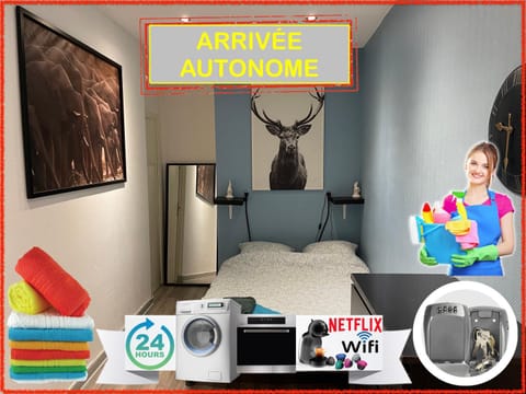 Bed, TV and multimedia, Coffee/tea facilities, Living room, Photo of the whole room, Decorative detail, Seating area, Bedroom, hair dryier, heating, internet, microwave, oven, stove, towels, washing machine, dryer, kitchen