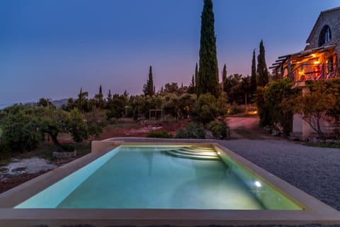 Swimming pool, Sunset