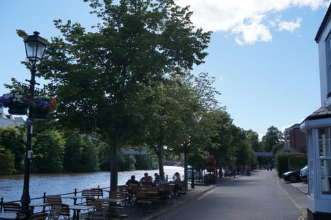 Natural landscape, Dining area, River view