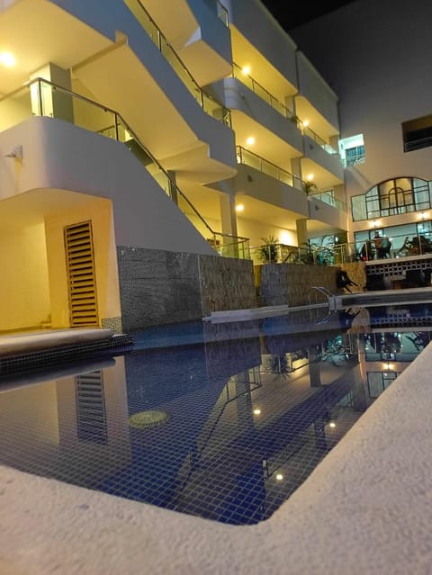 Property building, Pool view, Swimming pool