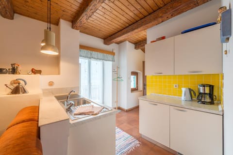 Kitchen or kitchenette, toaster