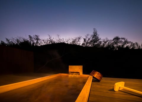 Hot Spring Bath, Sunset, Open Air Bath