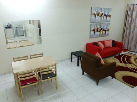 Living room, Seating area, Dining area