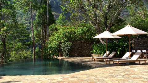 Natural landscape, Mountain view, Swimming pool