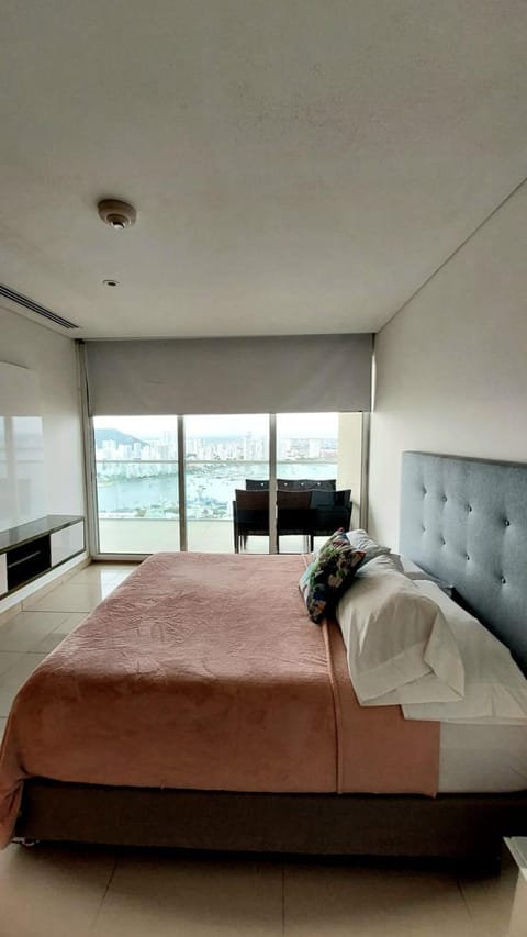 Apartamento en Lujoso Edificio H2 Plaza Bocagrande Condo in Cartagena