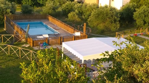 Property building, Bird's eye view, Garden view, Pool view