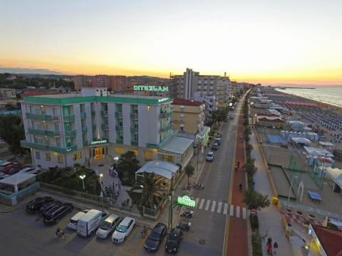 Property building, Sunset