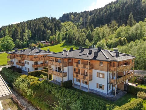 Property building, Bird's eye view, Summer