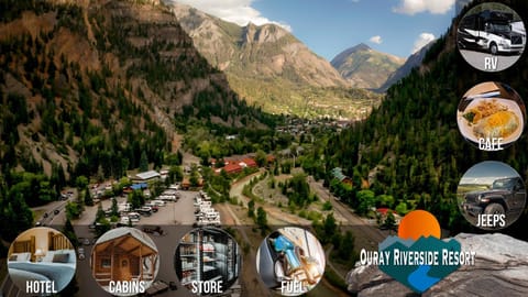 Ouray Riverside Resort - Inn & Cabins Natur-Lodge in Ouray