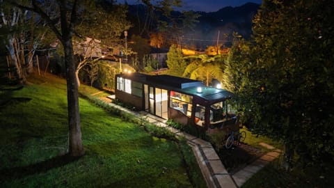 Night, Natural landscape, Garden view