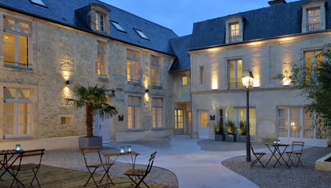 Property building, Patio, Night