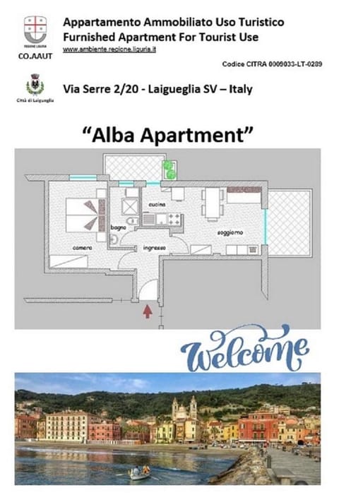 Alba Apartment Wohnung in Laigueglia