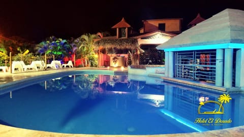 Night, Swimming pool, Swimming pool