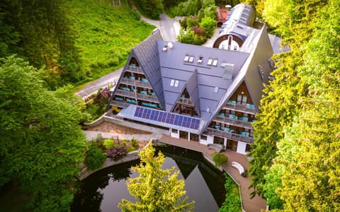 Property building, Natural landscape, Bird's eye view