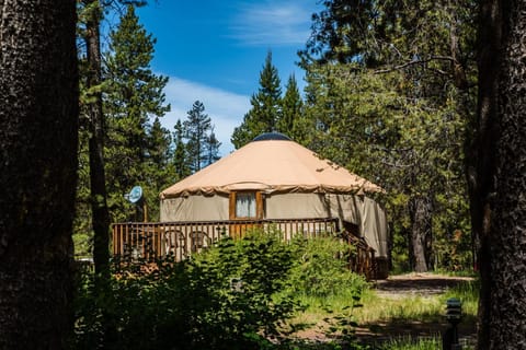 Bend-Sunriver Camping Resort 24 ft. Yurt 9 other in Three Rivers
