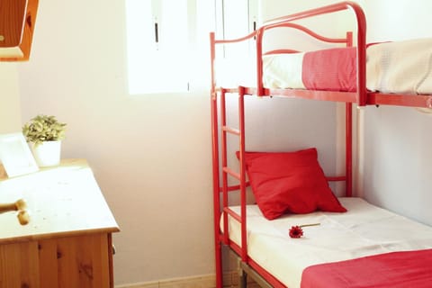 Photo of the whole room, Decorative detail, bunk bed