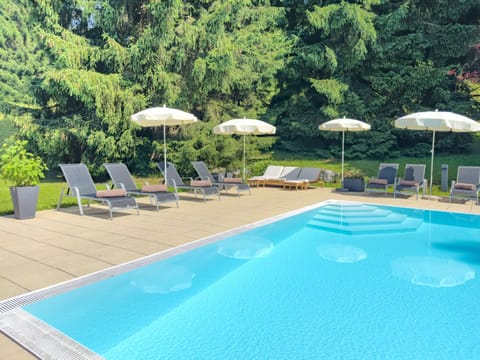 Summer, Garden, Swimming pool