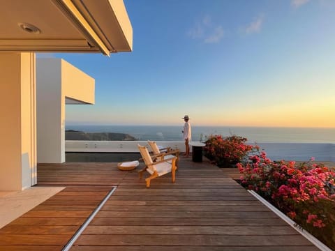 View (from property/room), Balcony/Terrace, Sea view, Sunset