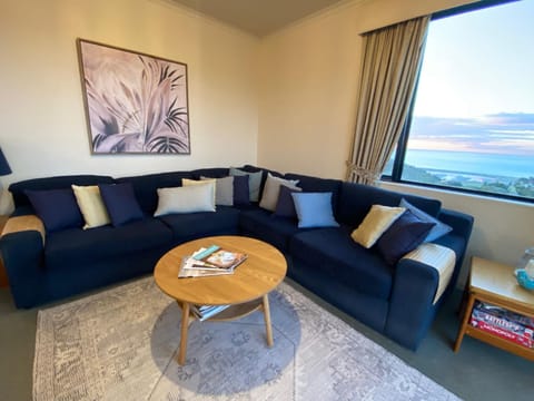 Living room, Seating area, Sea view