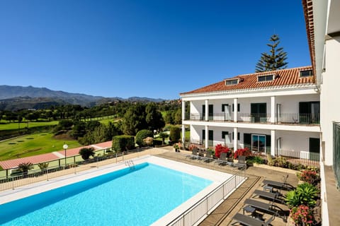 Pool view, sunbed