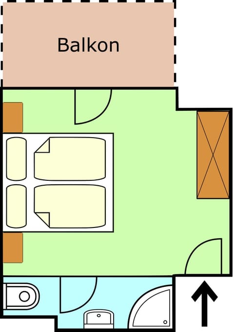 Bird's eye view, Floor plan