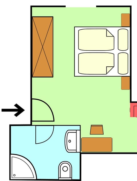 Bird's eye view, Floor plan