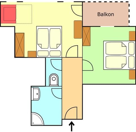Bird's eye view, Floor plan