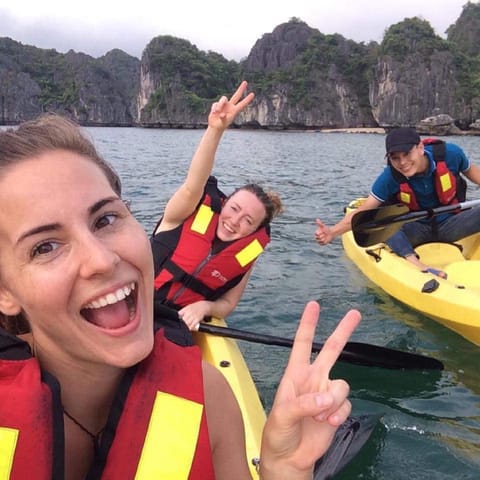 Fantasea Imperial Cruise Docked boat in Laos