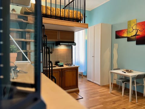 Kitchen or kitchenette, Living room, wardrobe