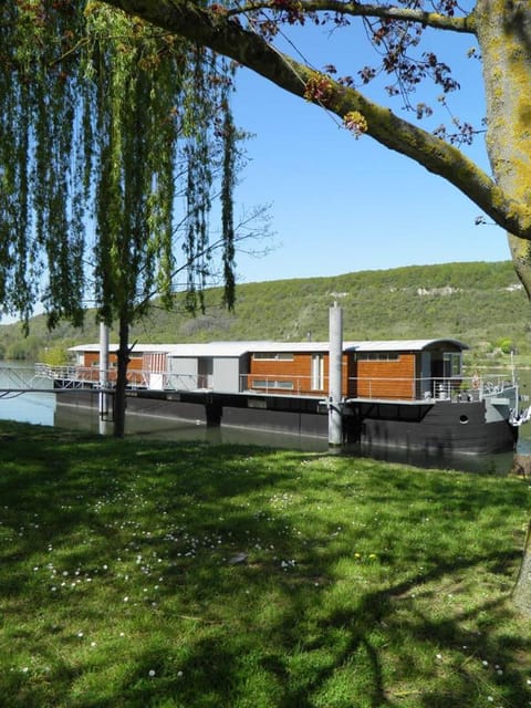 Property building, Spring, Day, Natural landscape, River view