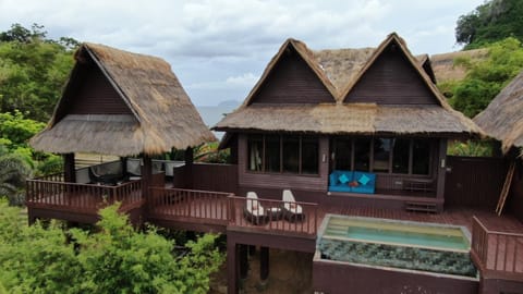 View (from property/room), Balcony/Terrace, Pool view