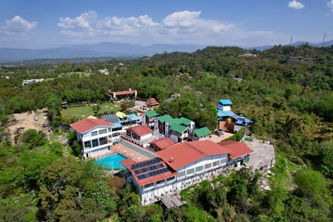 Property building, Bird's eye view, Garden, Mountain view