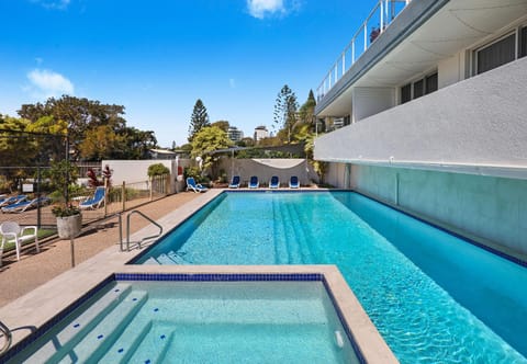 Property building, Pool view, Swimming pool