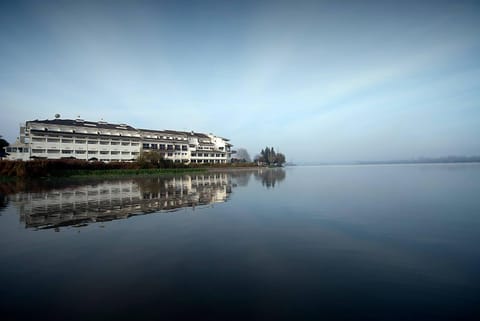 Property building, Natural landscape, Lake view