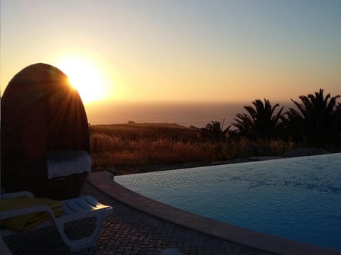 Natural landscape, Pool view, Sea view, Swimming pool, Swimming pool, Sunset